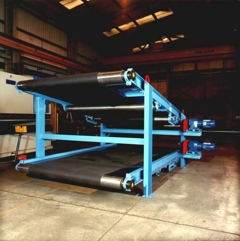 Photo of fabricated conveyor